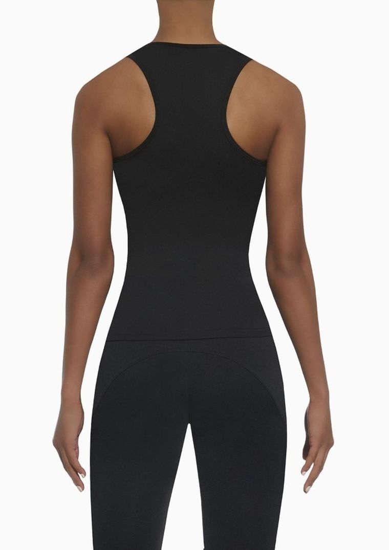 Top sportowy damski, czarny, Bas Black