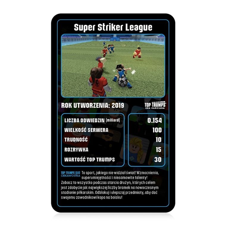 Top Trumps, Roblox, gra karciana