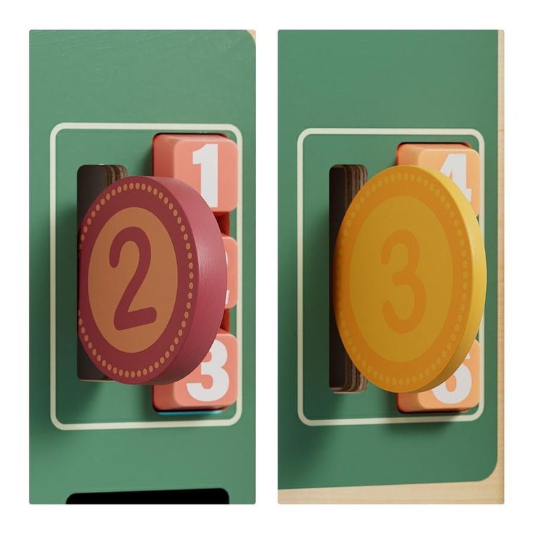 Topbright, automat sprzedający Shop&Go, drewniana zabawka edukacyjna