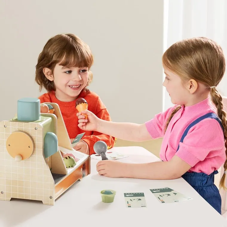 Topbright, Duża lodziarnia, drewniana zabawka edukacyjna