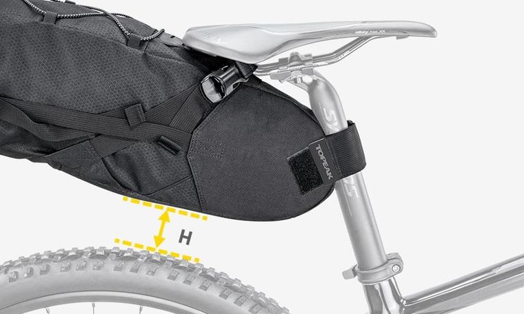 Topeak, torba rowerowa pod siodło, czarna, 15l