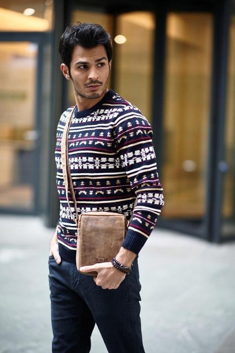 Torba listonoszka, brązowa, skórzana, Always Wild