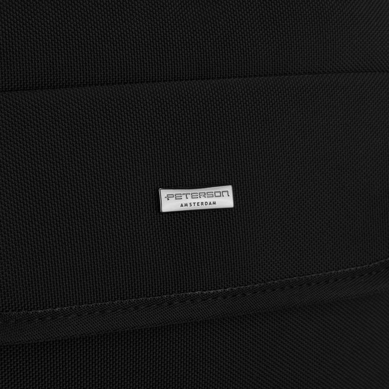 Torba listonoszka, czarna, Peterson