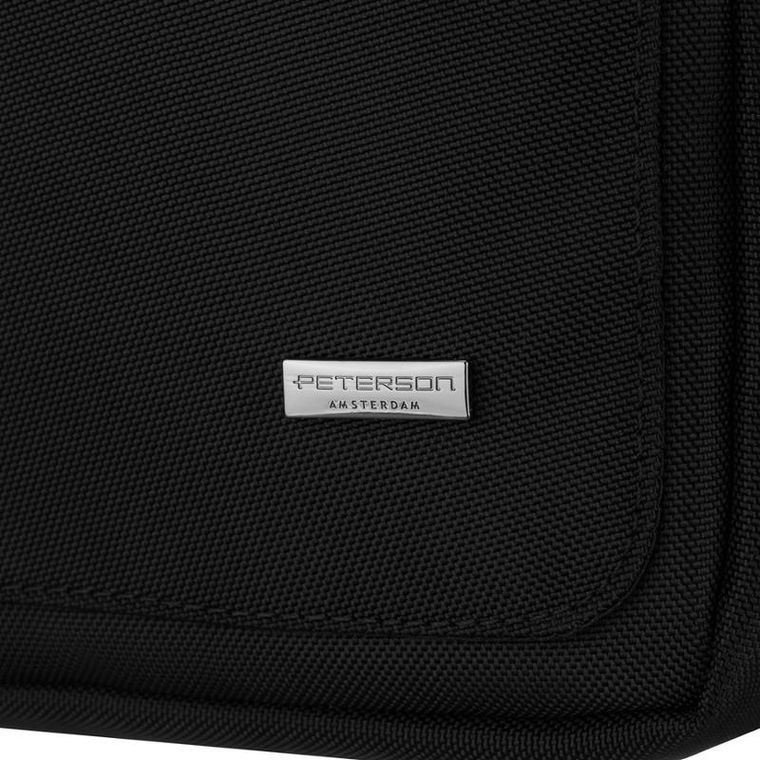 Torba listonoszka, czarna, Peterson