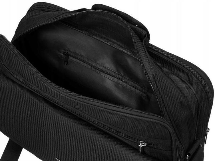 Torba na laptopa, czarna, Peterson