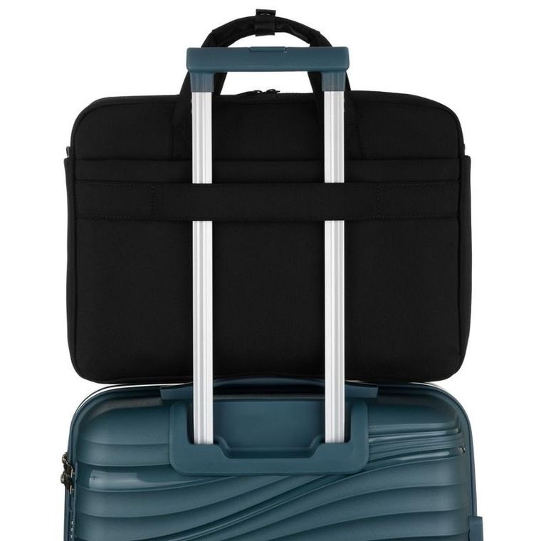 Torba na laptopa, czarna, Peterson