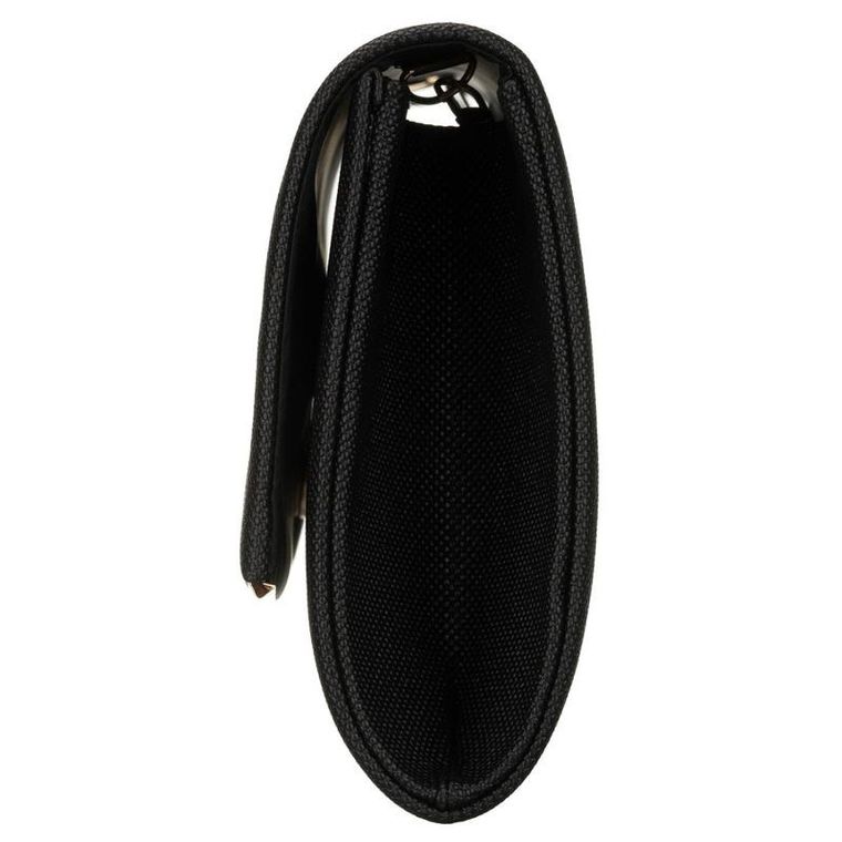 Torebka kopertówka, czarna, Rovicky