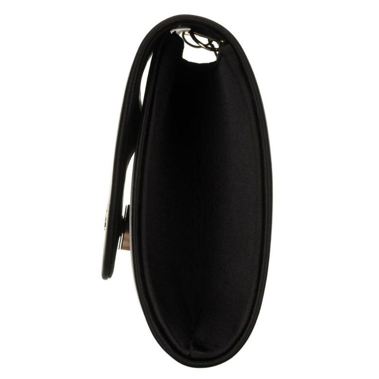 Torebka kopertówka, czarna, Rovicky