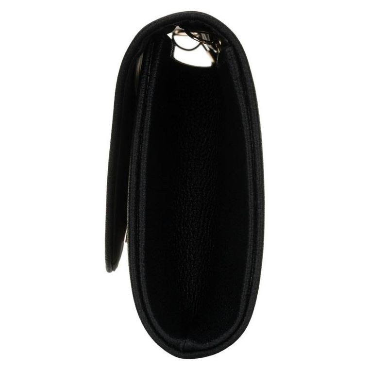 Torebka kopertówka, czarna, skóra ekologiczna, Rovicky