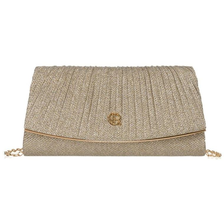 Torebka kopertówka, złota, Rovicky