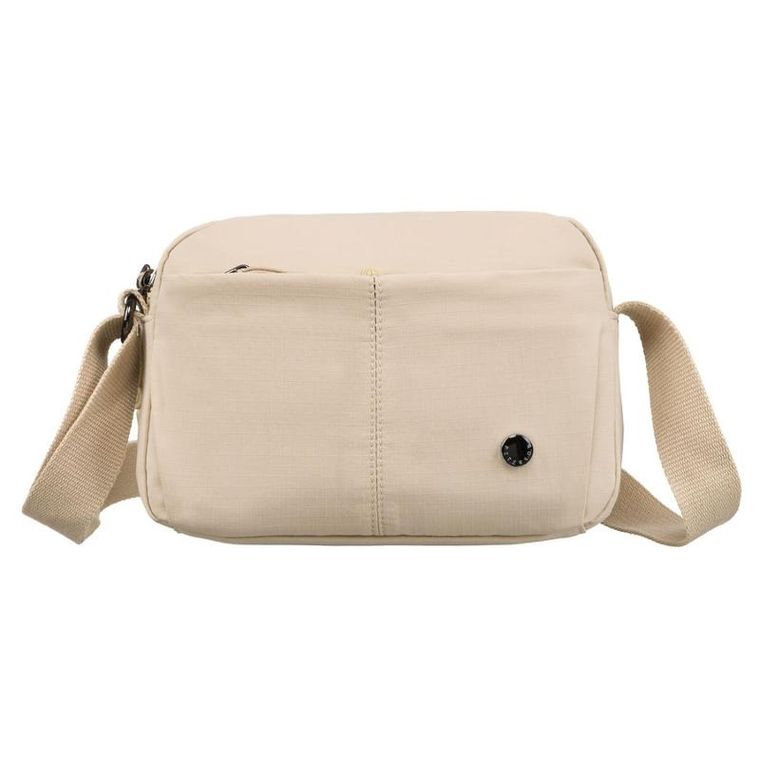 Torebka listonoszka, beżowa, Peterson