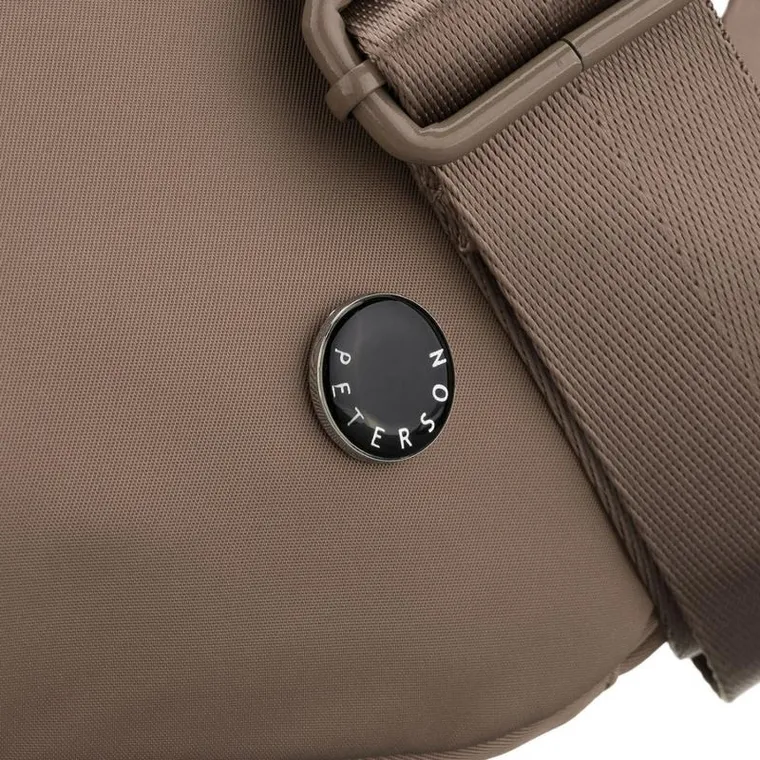 Torebka listonoszka, beżowa, Peterson