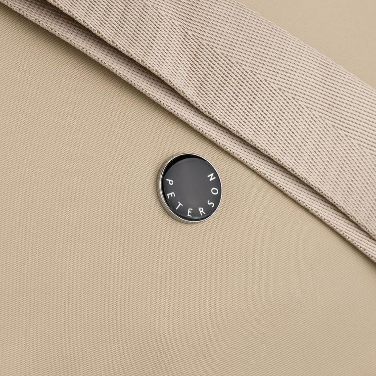 Torebka listonoszka, beżowa, Peterson