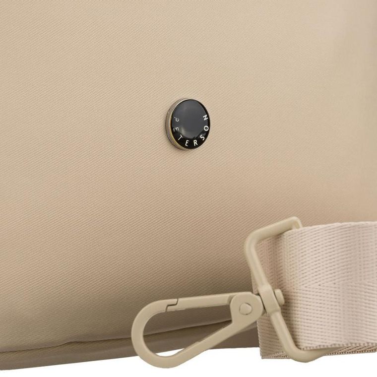 Torebka listonoszka, beżowa, Peterson