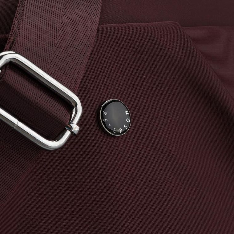 Torebka listonoszka, bordowa, Peterson