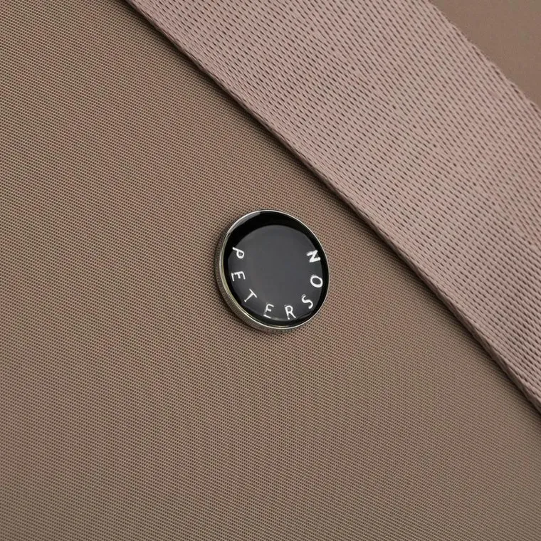 Torebka listonoszka, ciemnobeżowa, Peterson