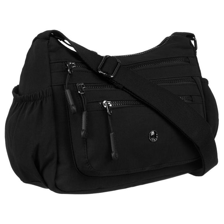 Torebka listonoszka, czarna, Peterson