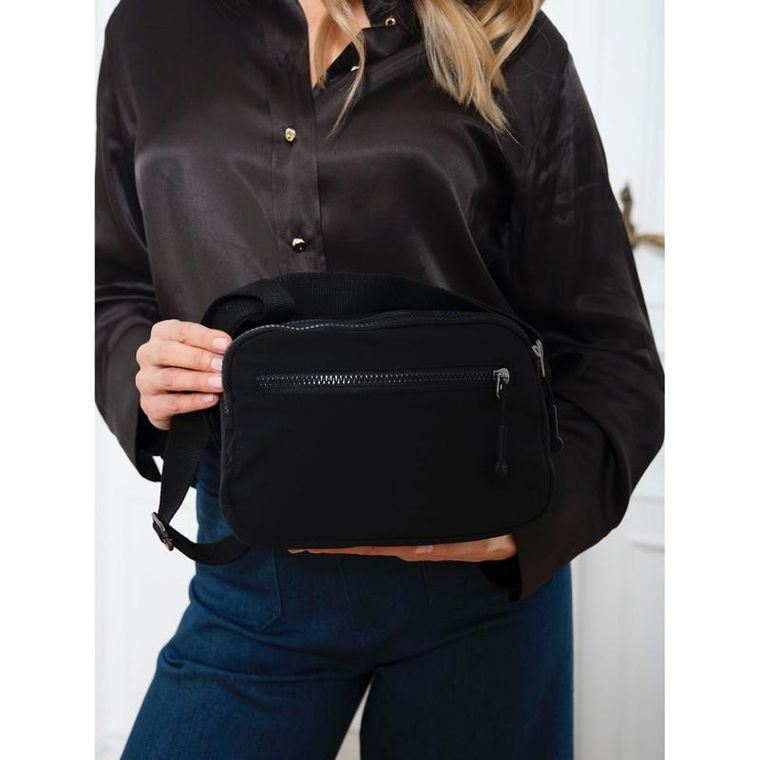 Torebka listonoszka, czarna, Peterson