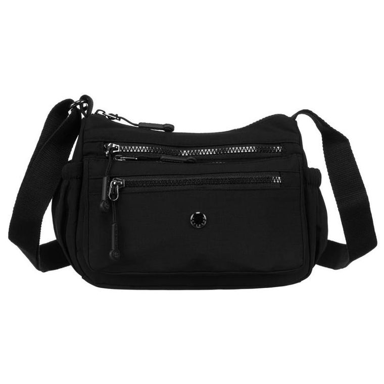 Torebka listonoszka, czarna, Peterson