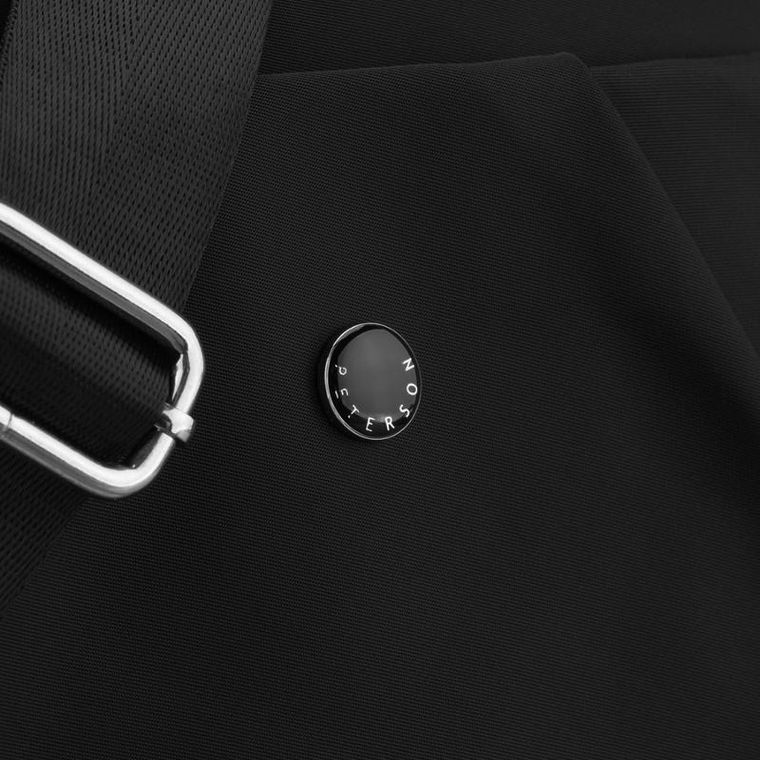 Torebka listonoszka, czarna, Peterson