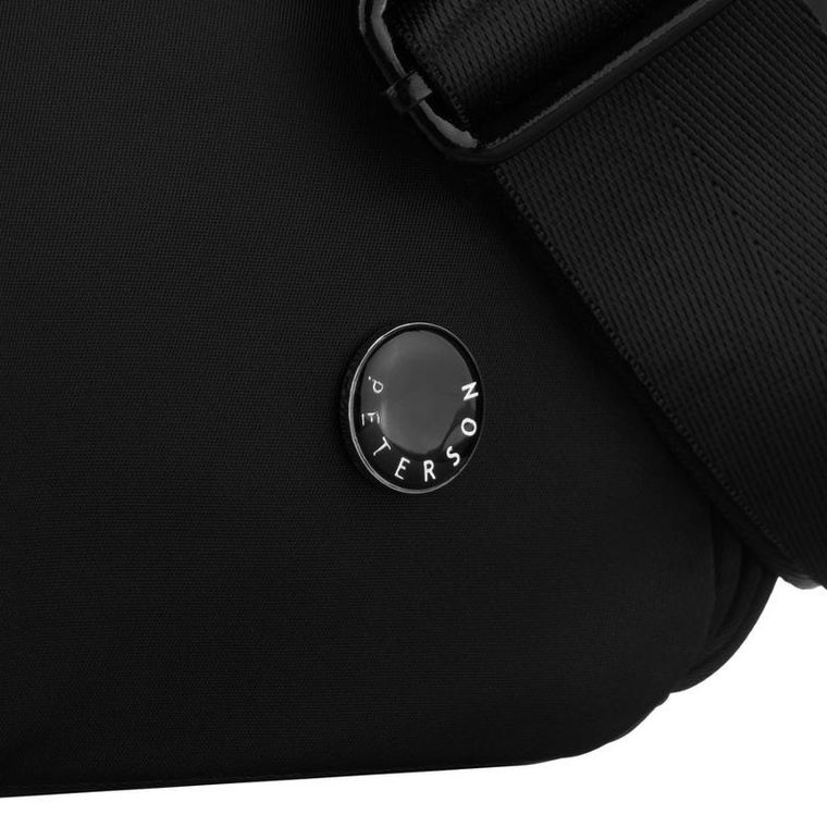 Torebka listonoszka, czarna, Peterson