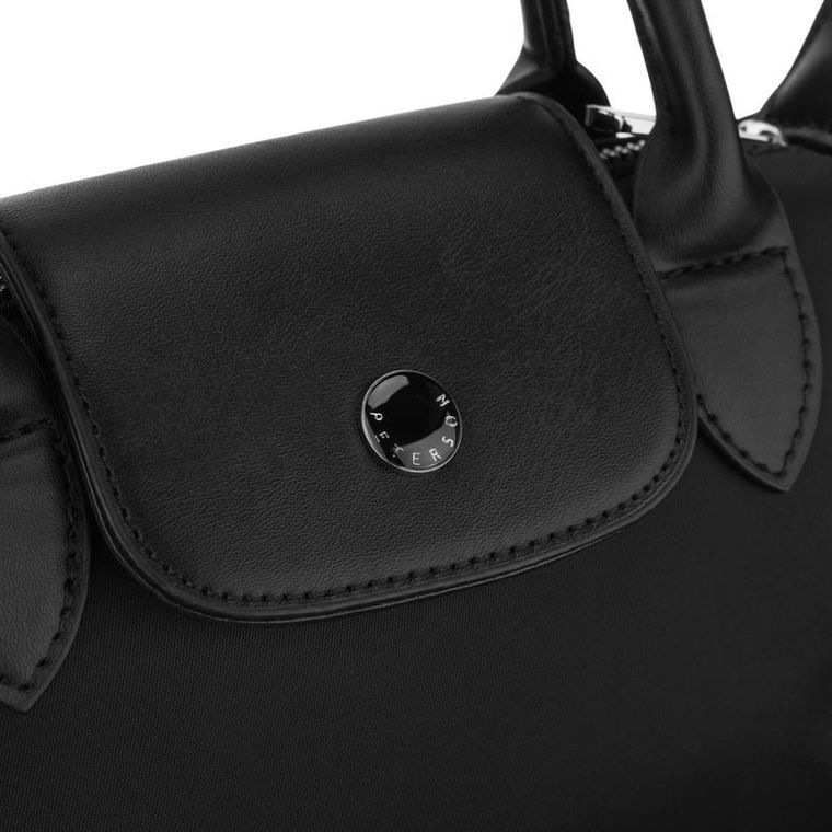 Torebka listonoszka, czarna, Peterson