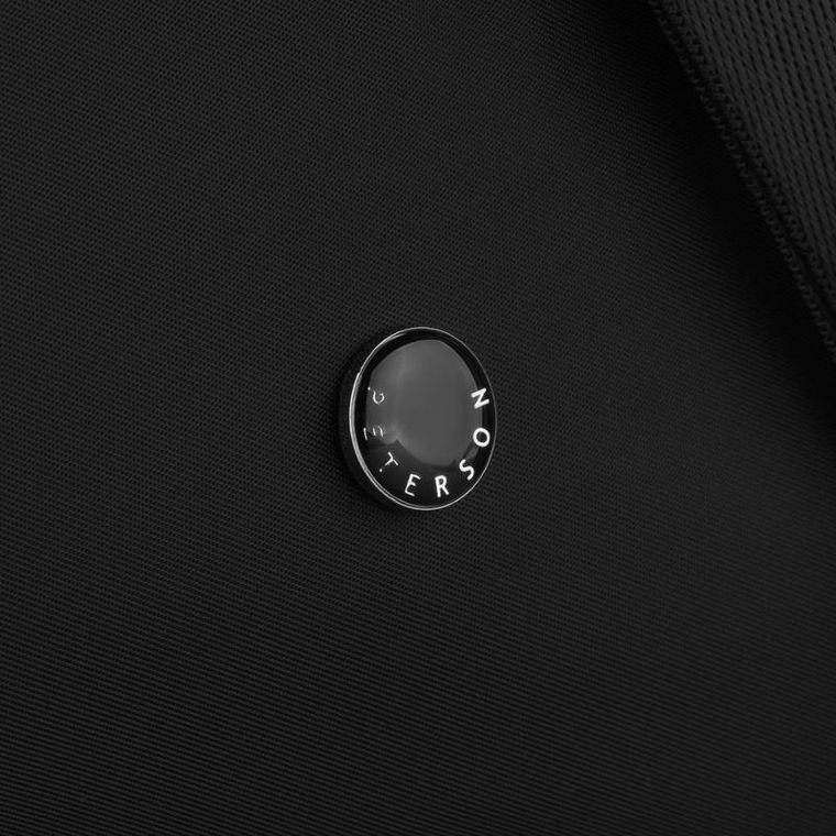 Torebka listonoszka, czarna, Peterson