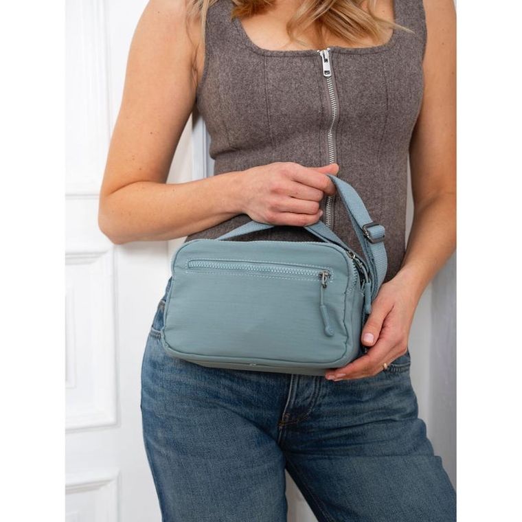 Torebka listonoszka, niebieska, Peterson