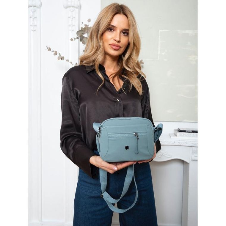 Torebka listonoszka, niebieska, Peterson