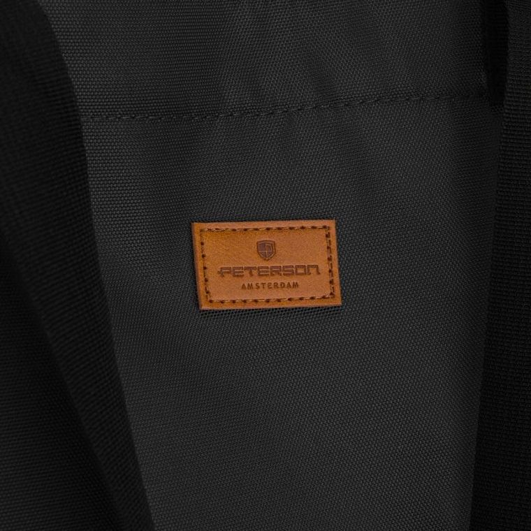 Torebka shopper, ciemnoszara, Peterson