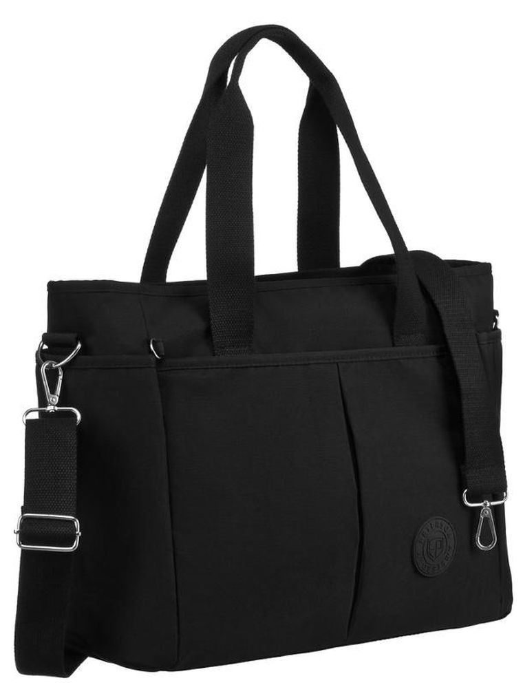 Torebka shopper, czarna, Peterson