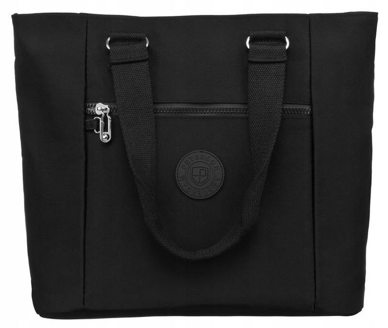 Torebka shopper, czarna, Peterson