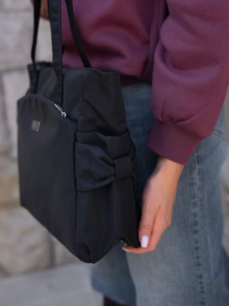 Torebka shopper, czarna, Peterson