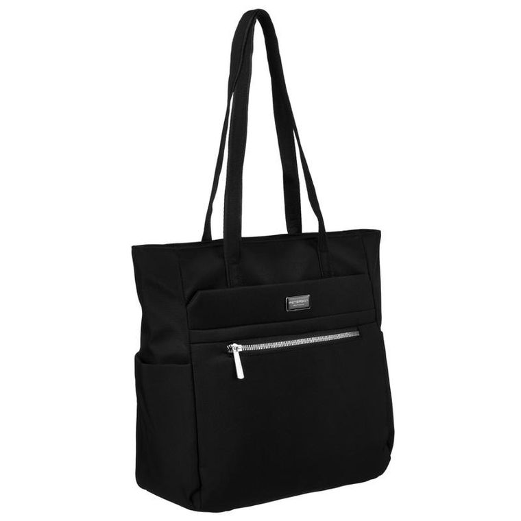 Torebka shopper, czarna, Peterson