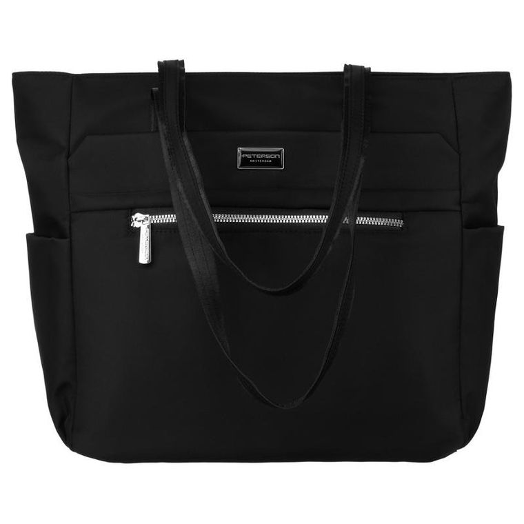 Torebka shopper, czarna, Peterson