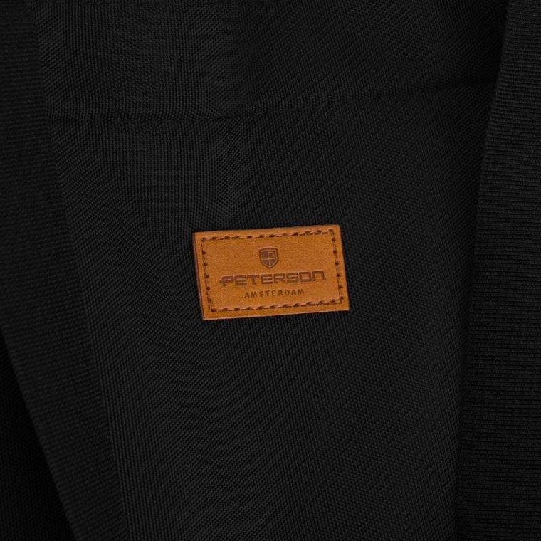 Torebka shopper, czarna, Peterson