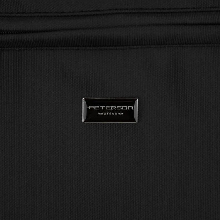 Torebka shopper, czarna, Peterson