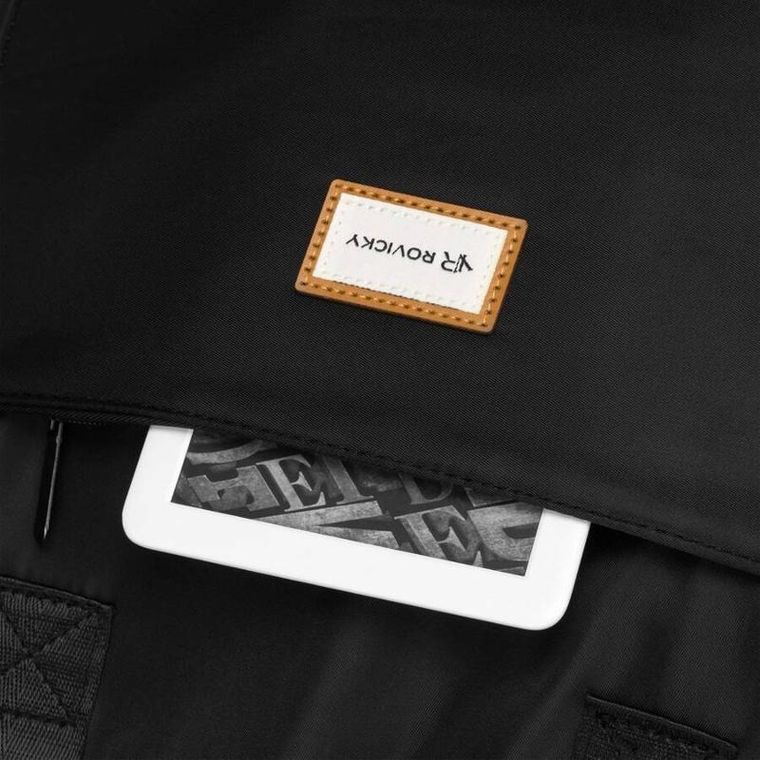 Torebka shopper, czarna, Rovicky