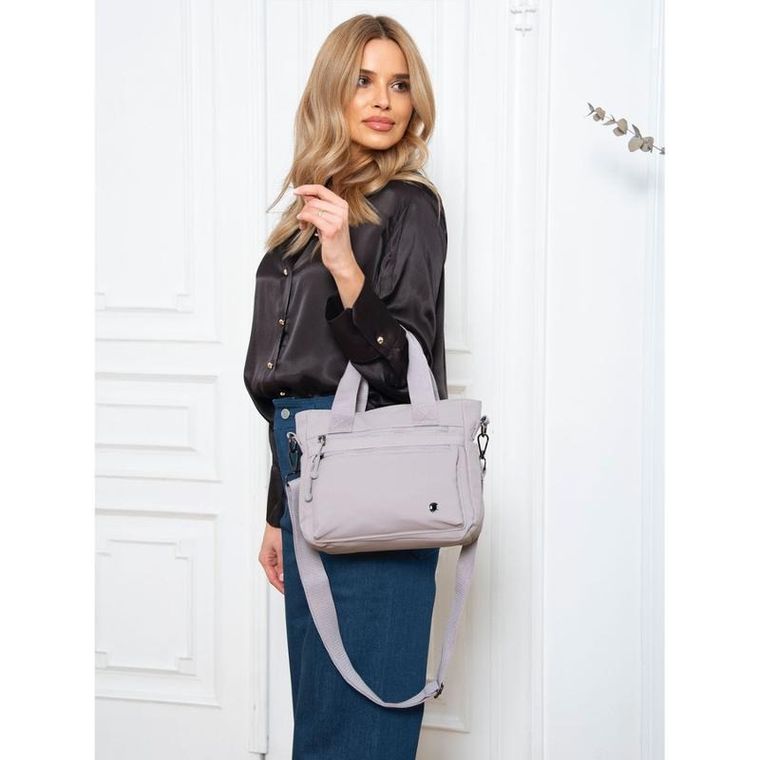 Torebka shopper, fioletowa, Peterson