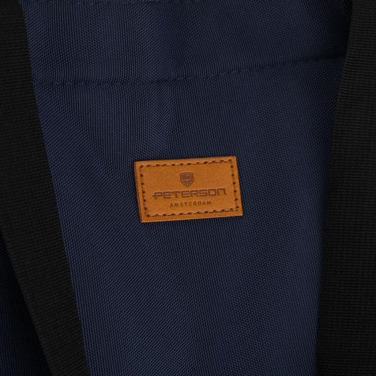 Torebka shopper, granatowa, Peterson