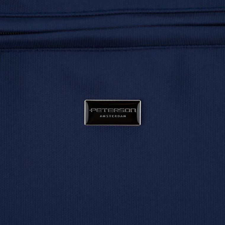 Torebka shopper, granatowa, Peterson