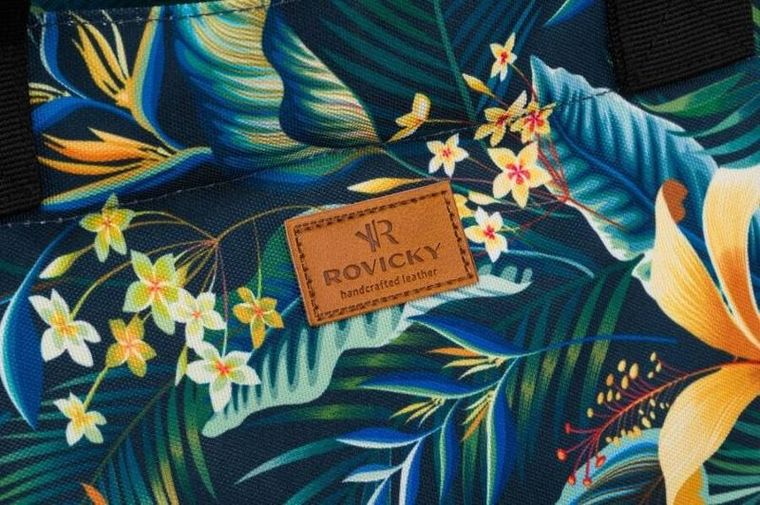 Torebka shopper, mix, materiałowa, Rovicky