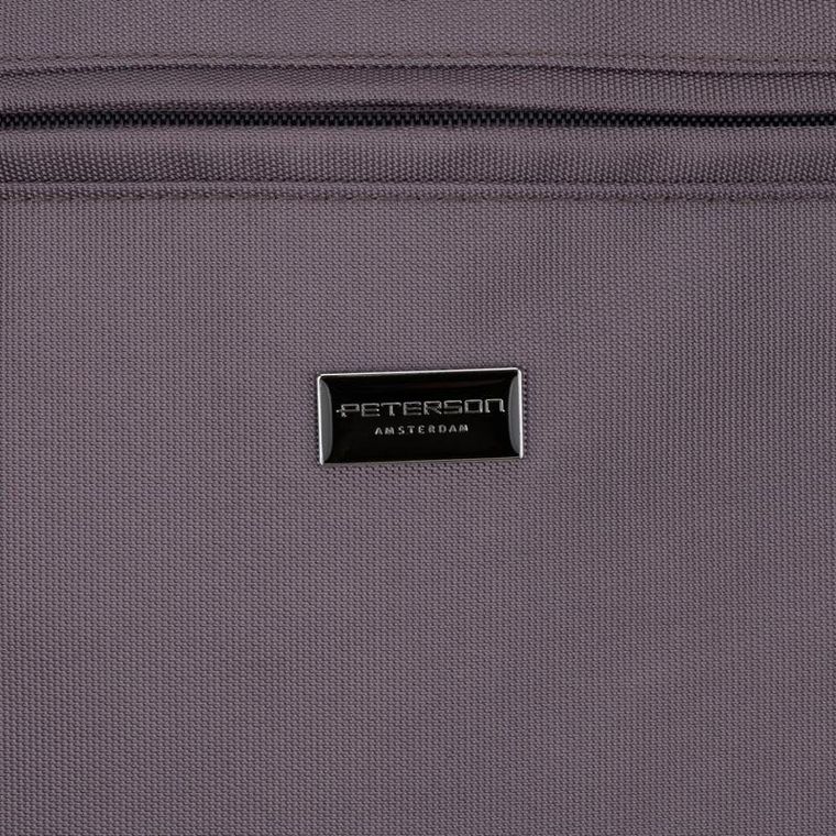 Torebka shopper, szara, Peterson
