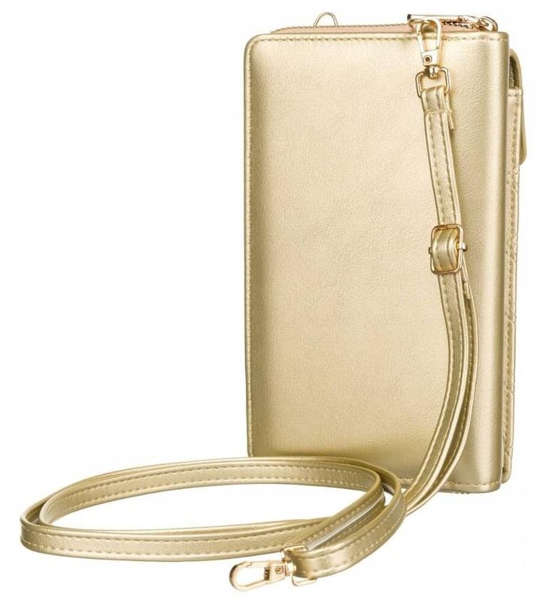 Torebka, złota, skóra ekologiczna, Cavaldi