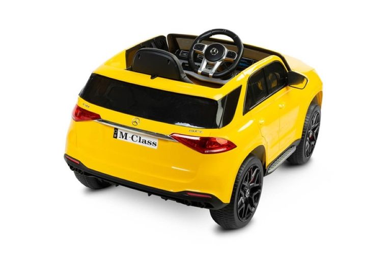 Toyz, Mercedes-Benz, W166, pojazd na akumulator, żółty