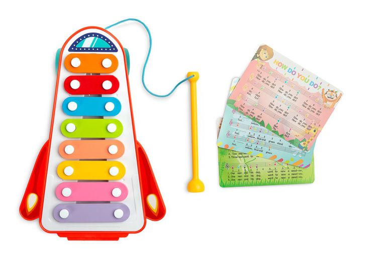 Toyz, Tęczowe cymbałki, zabawka edukacyjna