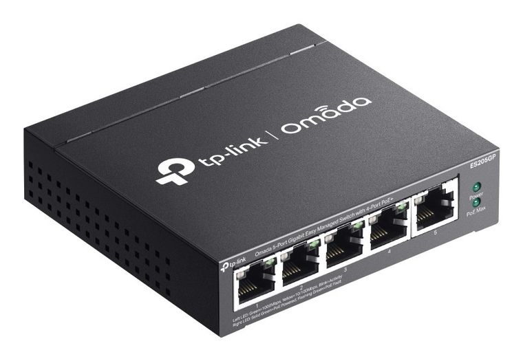 TP-Link, switch, ES205GP, Omada Easy Managed