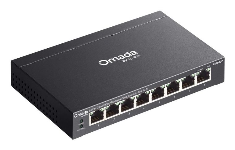 TP-Link, switch, ES208GP Omada Easy Managed