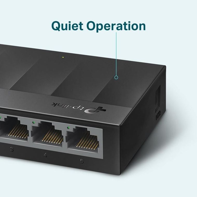 TP-Link, switch, LS1005G (5x 10/100/1000Mbps)