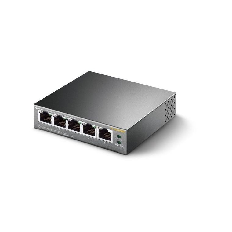 TP-Link, switch, TL-SG1005P, 5x 10/100/1000Mbps